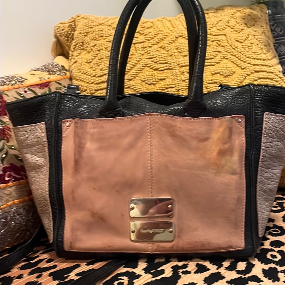 See By Chloe Black and Tan Tote